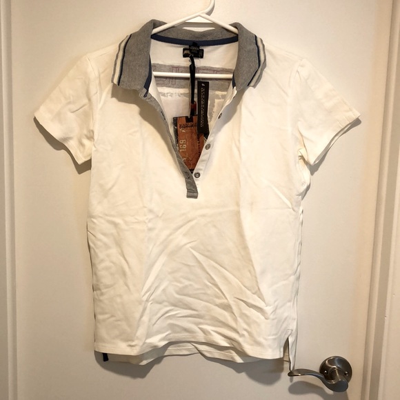NWT Rare Vintage Napapijri Women's Polo Shirt - Picture 1 of 8